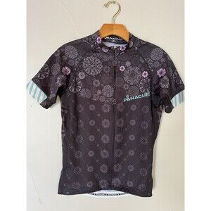 Panache Women’s Cycling Jersey Road Gravel, Size Medium Fitted Short‎ Sleeve